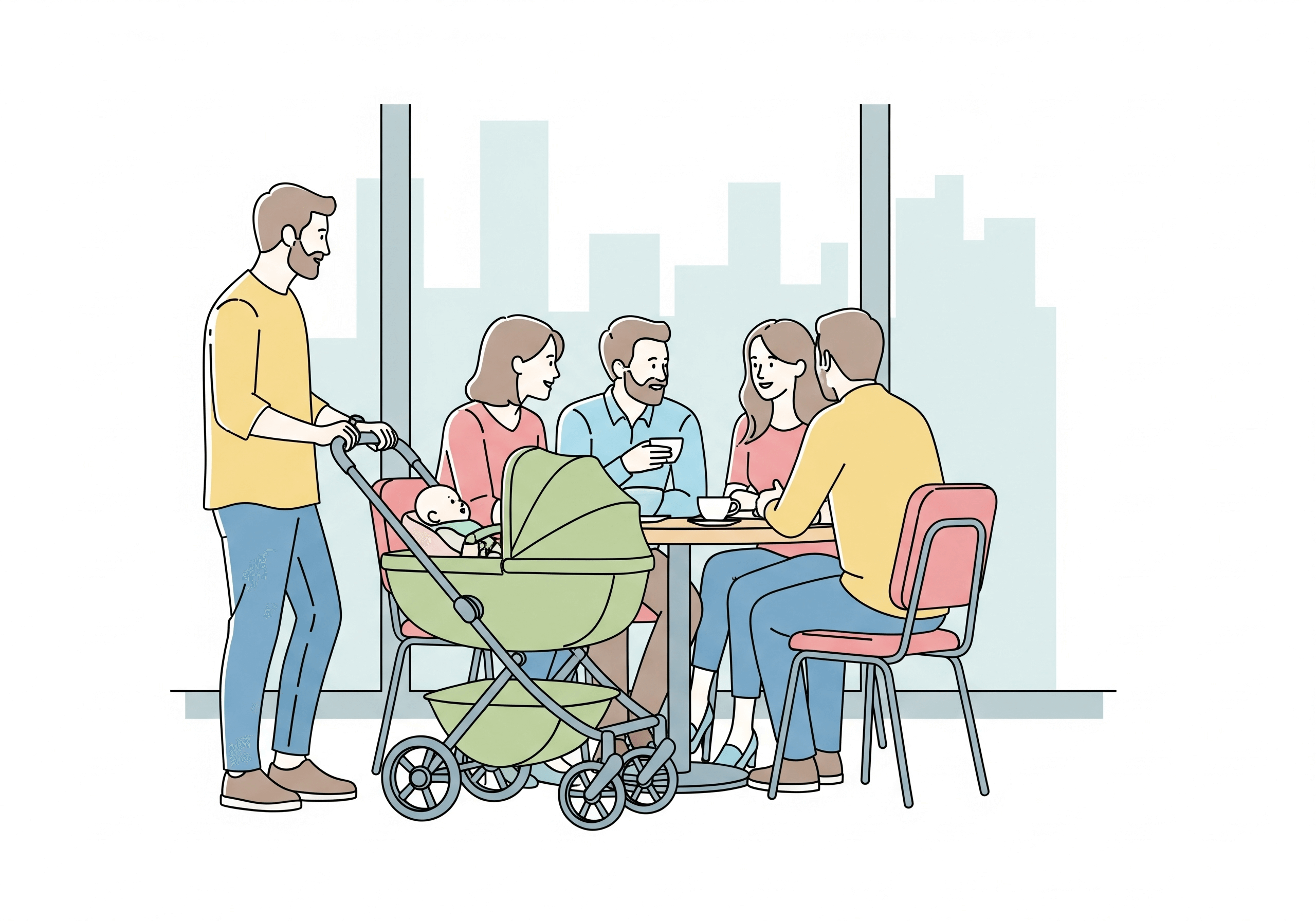 שילוב תינוק בחיי חברה – איך עושים זאת נכון?